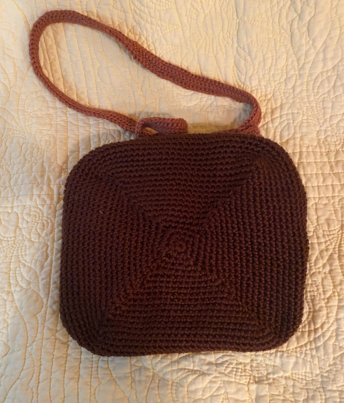 Autumn Colors Handmade Crochet Bucket Bag