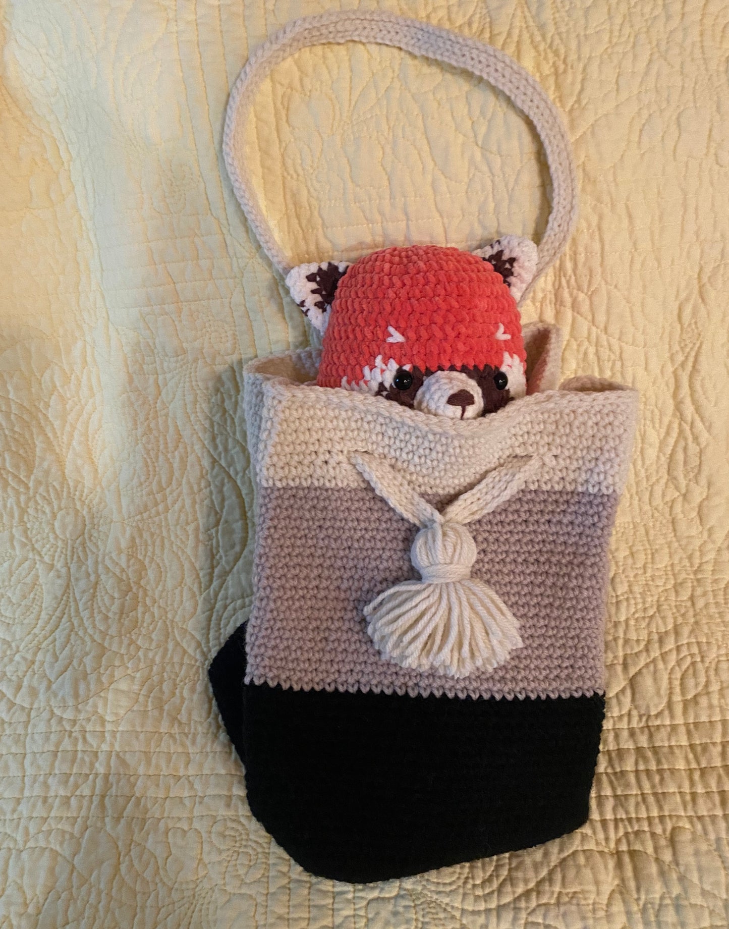 City Chic Handmade Crochet Bucket Bag