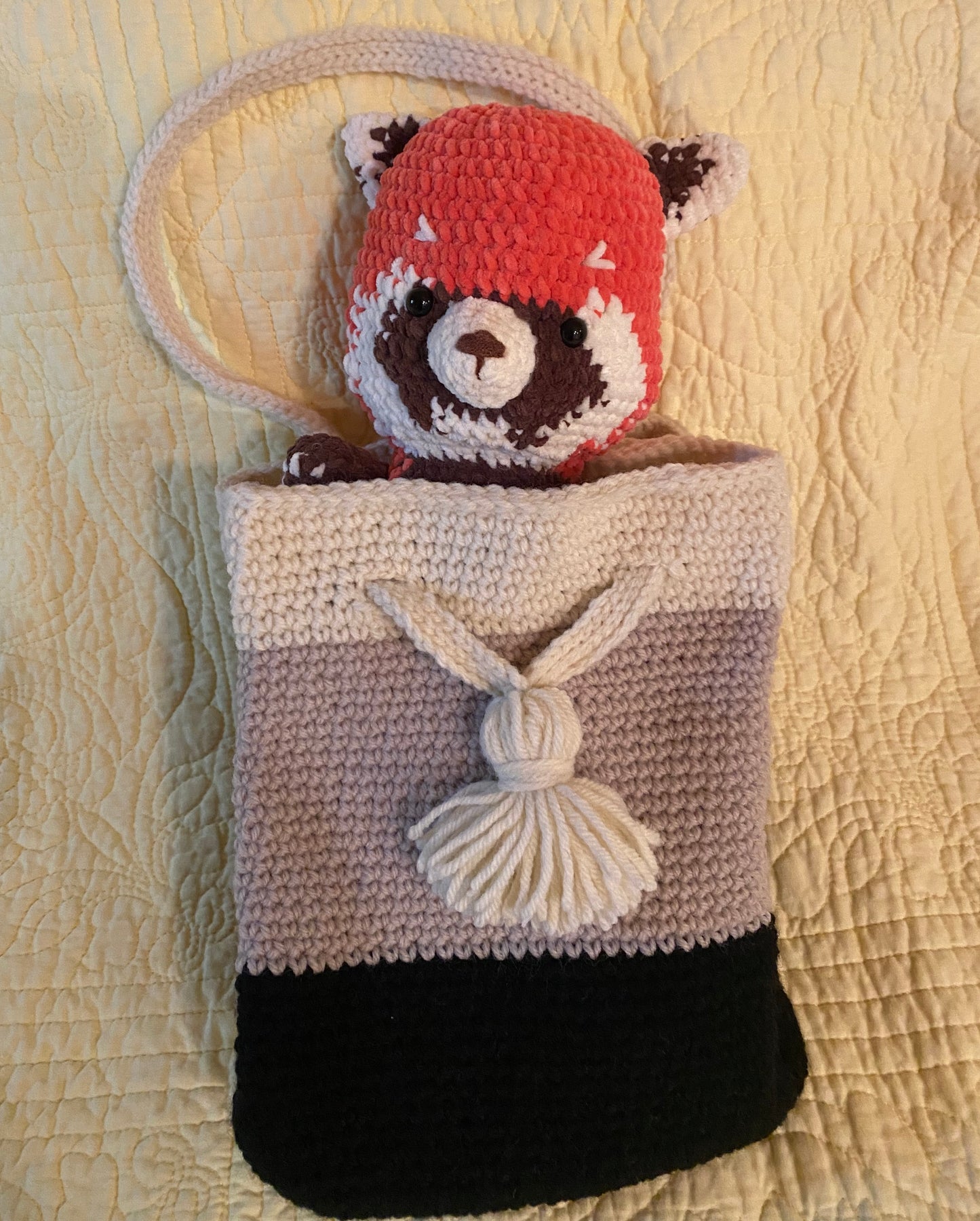 City Chic Handmade Crochet Bucket Bag